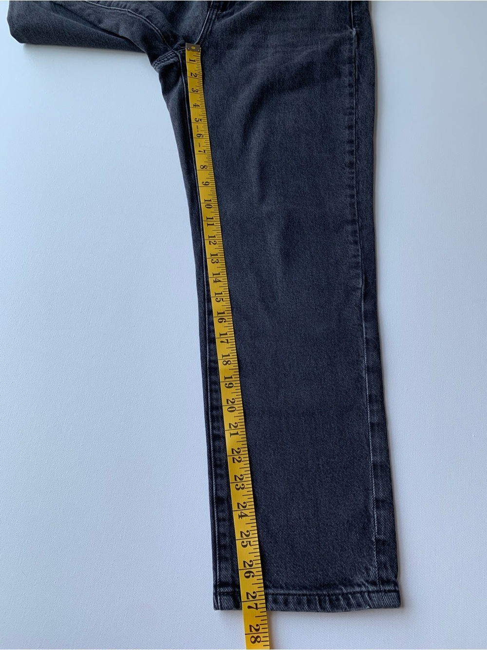 Dynamite Jeans Classic Black High-Waist Straight Leg Jeans size 28 - Picture 3 of 10